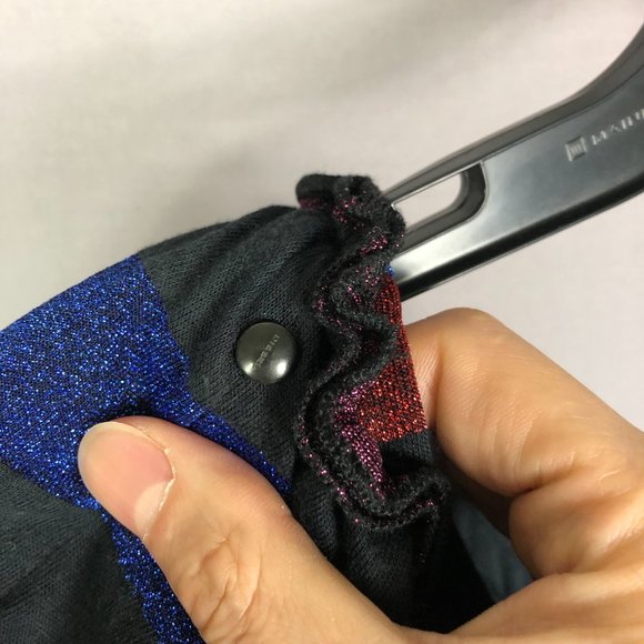 Diesel Womens One Shoulder Striped Sparkle Shimmer Ruffle Party Dress Si… - Picture 8 of 13